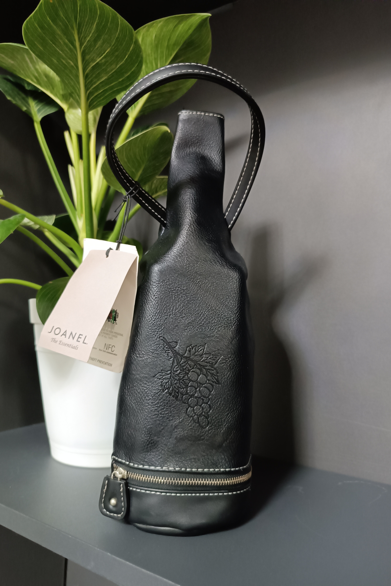 کیف چرم جای شیشه