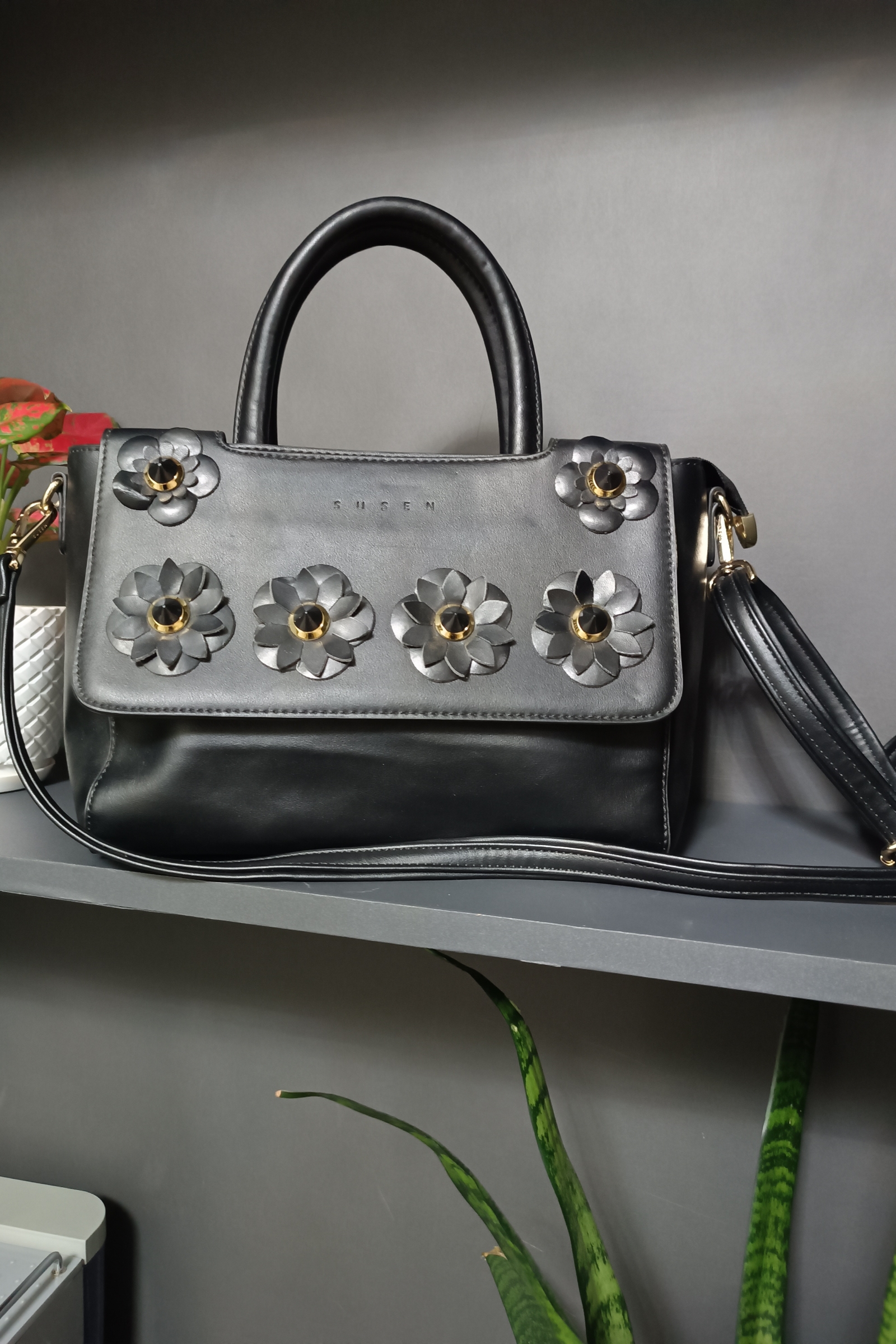 کیف مشکی زنانه برای استفاده روزانه برند سوزان